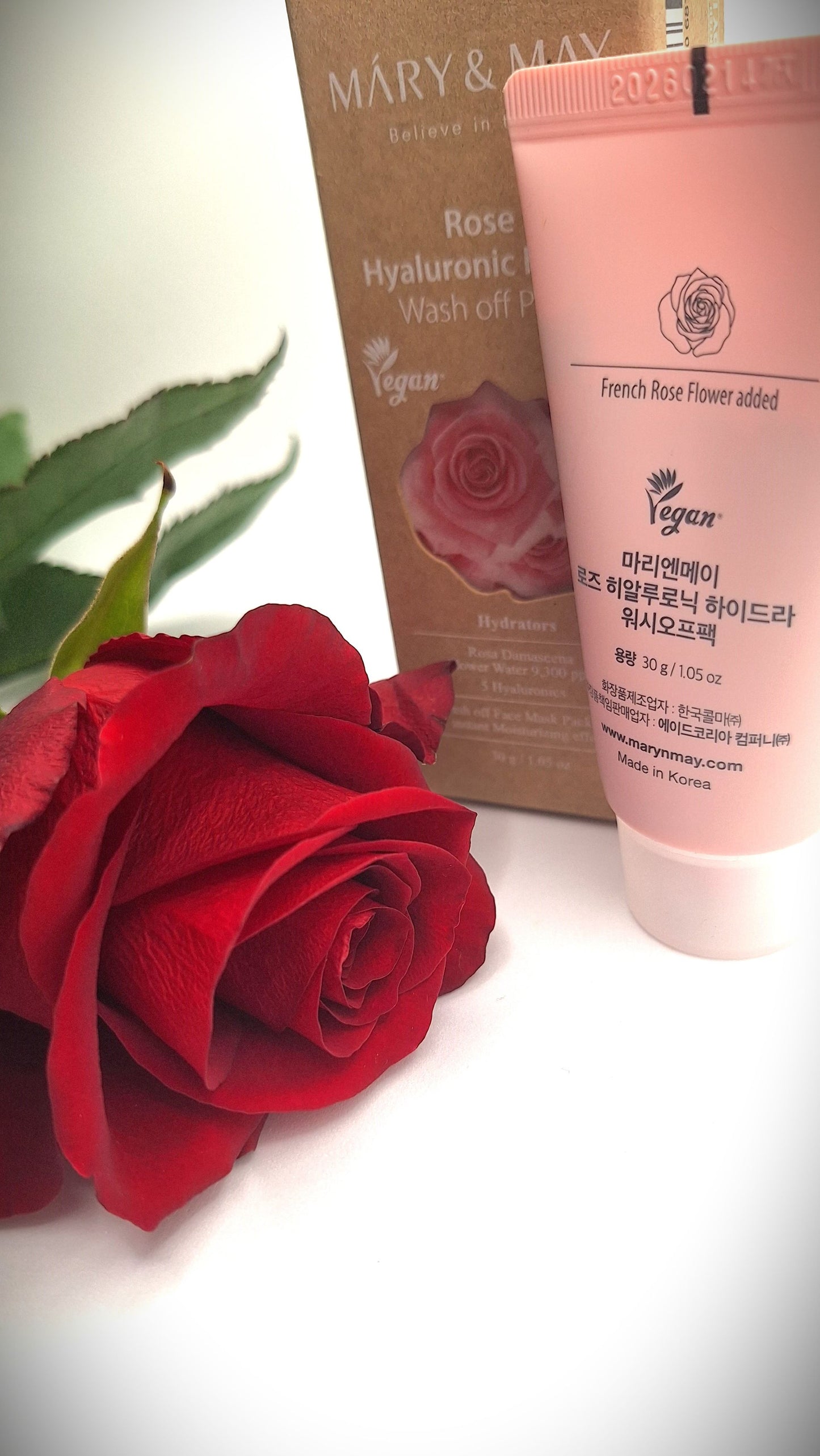 Mary & May Rose Hyaluronic Hydra Wash off Face Mask