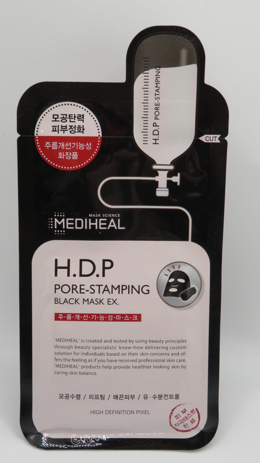 H.D.P Pore Stamping Black Mask